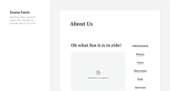 Desktop Screenshot of evansfarm.com